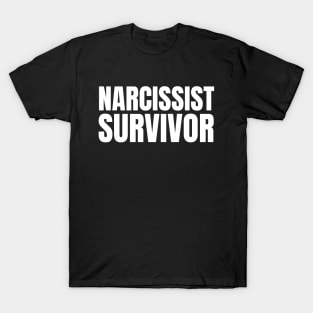 Narcissist Survivor - Domestic Abuse Awareness T-Shirt